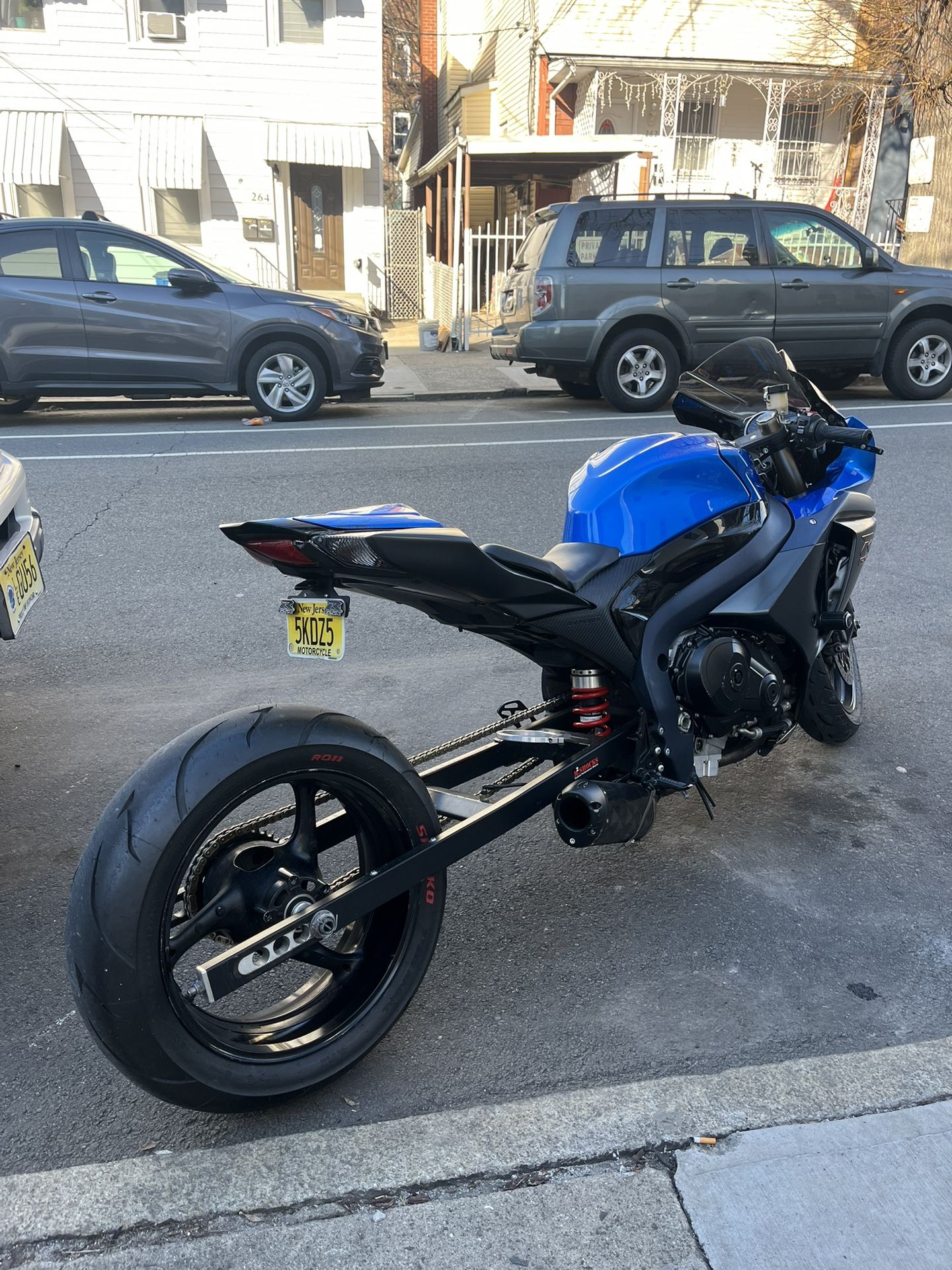 2011 Gsxr 1000 Rear Extended Swing Arm And Shock Only
