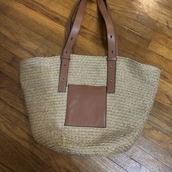 Large Woven Tote Bag