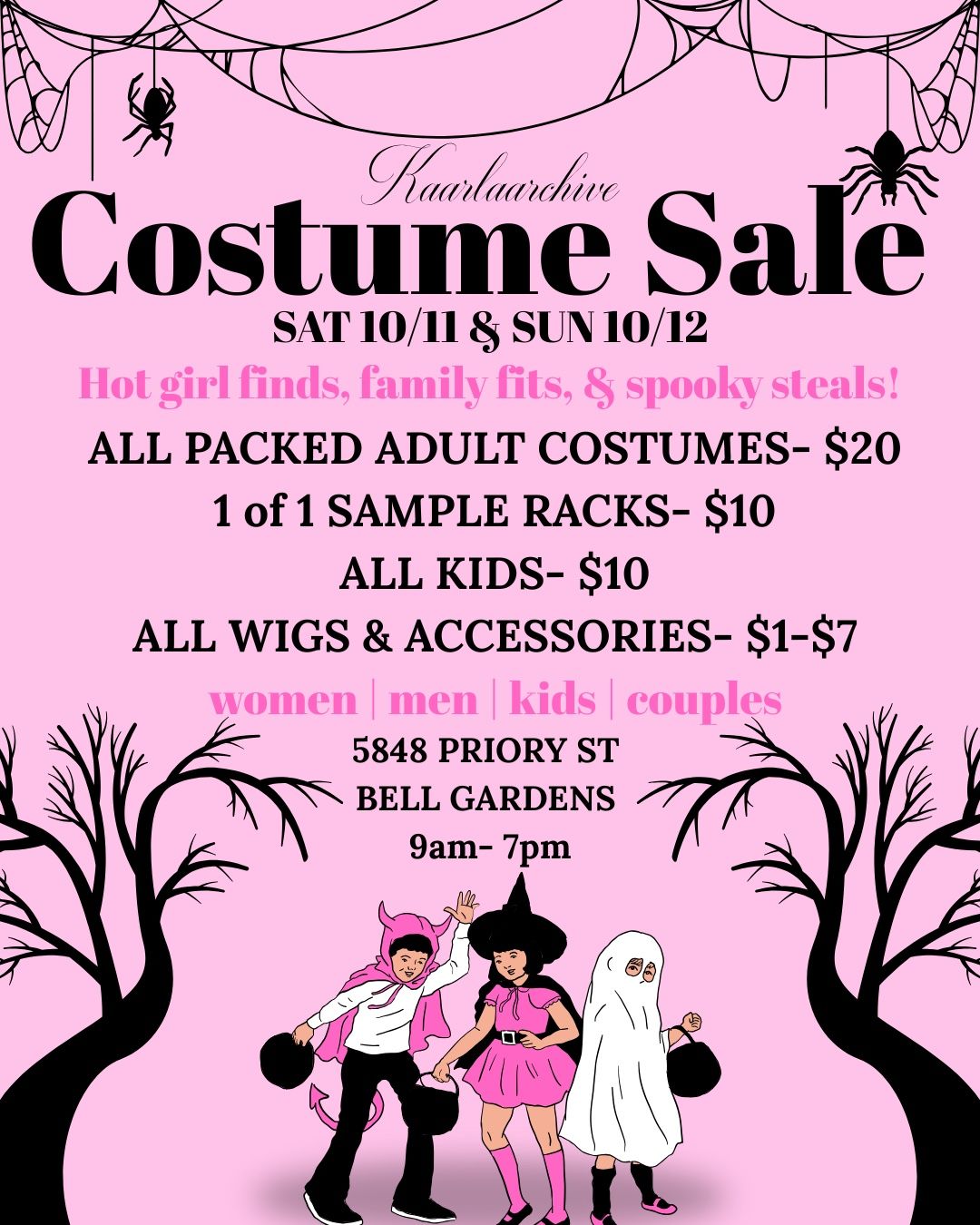 Halloween Costume Sale 