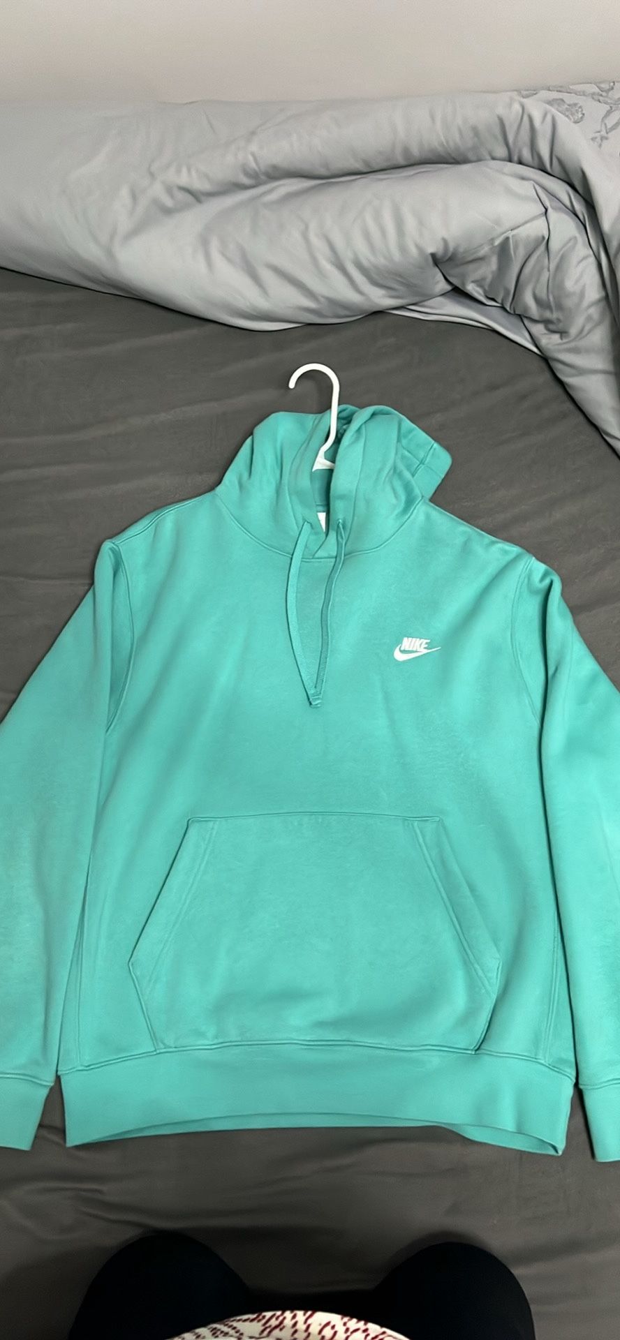 Nike hoodie aqua or greenish blueish color