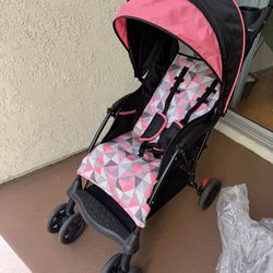 Kolcraft Cloud Sport Girl Lightweight Stroller for Child/Toddler, Coral