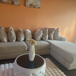 Sectional & swivel chair