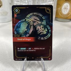 Seal of Rage Foil 040/298 Origins Riftbound League of Legends