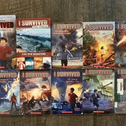 I SURVIVED Series, Lot of 10 Books (14 Stories)