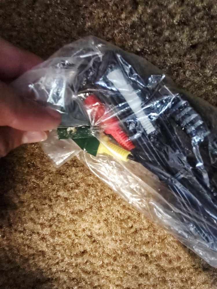Auhentic SONY RCA A/V TV Audio Visual / Video Stereo Cable For PLAYSTATION 1, 2, AND 3