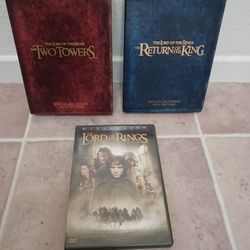 Lord of the Rings Trilogy DVDs - Price Includes All 