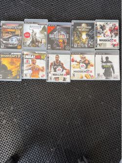 🎮 PS3 Game Lot – 10 Games – MW3, Midnight Club, Resistance 2, MK vs DC – $55