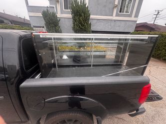 Glass Retail Display Case with Black Base
