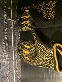 Both football gloves for $15