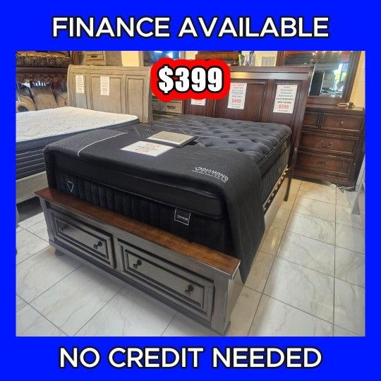 ๐ฅ QUEEN BED DEAL! ๐บ๐ธ OFERTA DE CAMAS! ๐Only $399  โ Add Mattress $99  AND  up Last one/ ULTIMO FINANCE AVAILABLE Delivery available Pickup price