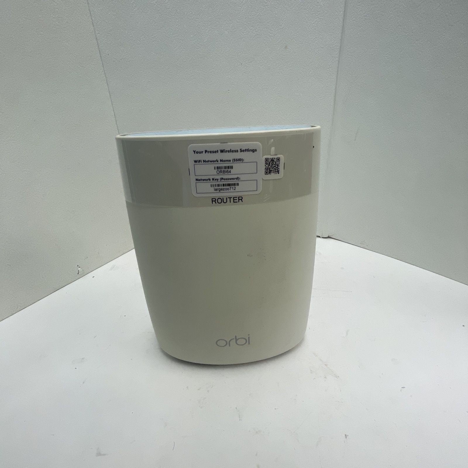 Orbi RBR50 Satellite Home Mesh WiFi Tri-band Router Netgear - White - Tested