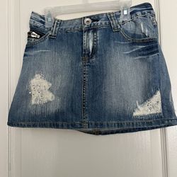 CUTE SUMMERTIME DENIM SKIRT