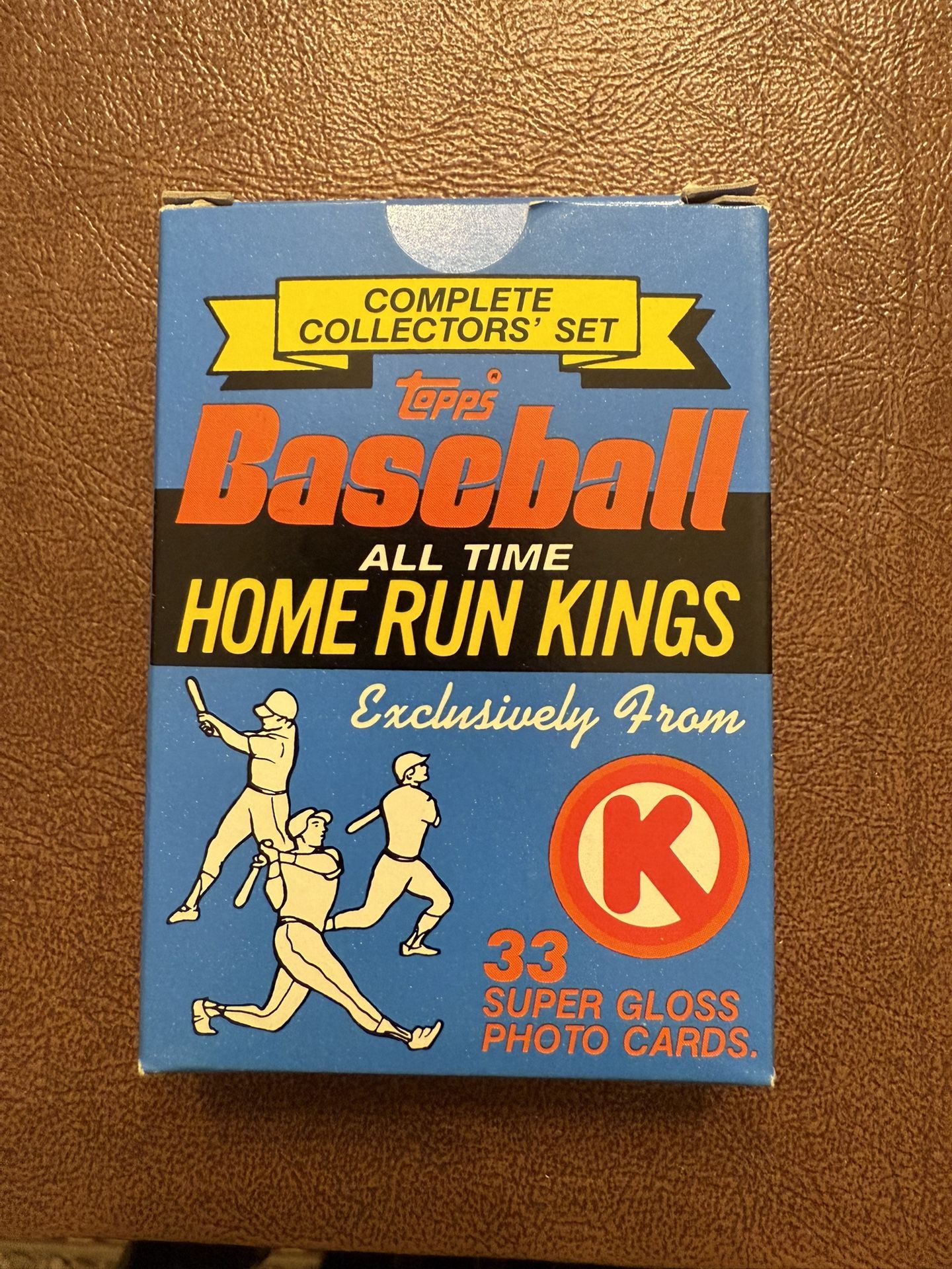 1985 Topps Circle K Home Run Kings 33 Card Set Babe Ruth Hank Aaron Mantle Mays
