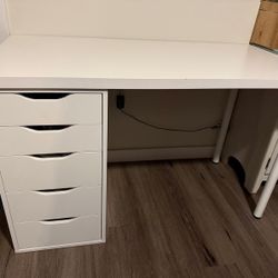 White Ikea Desk
