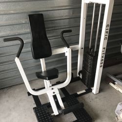 Pacific Fitness Vertical Chest Press w/ Pre Stretch Pedal