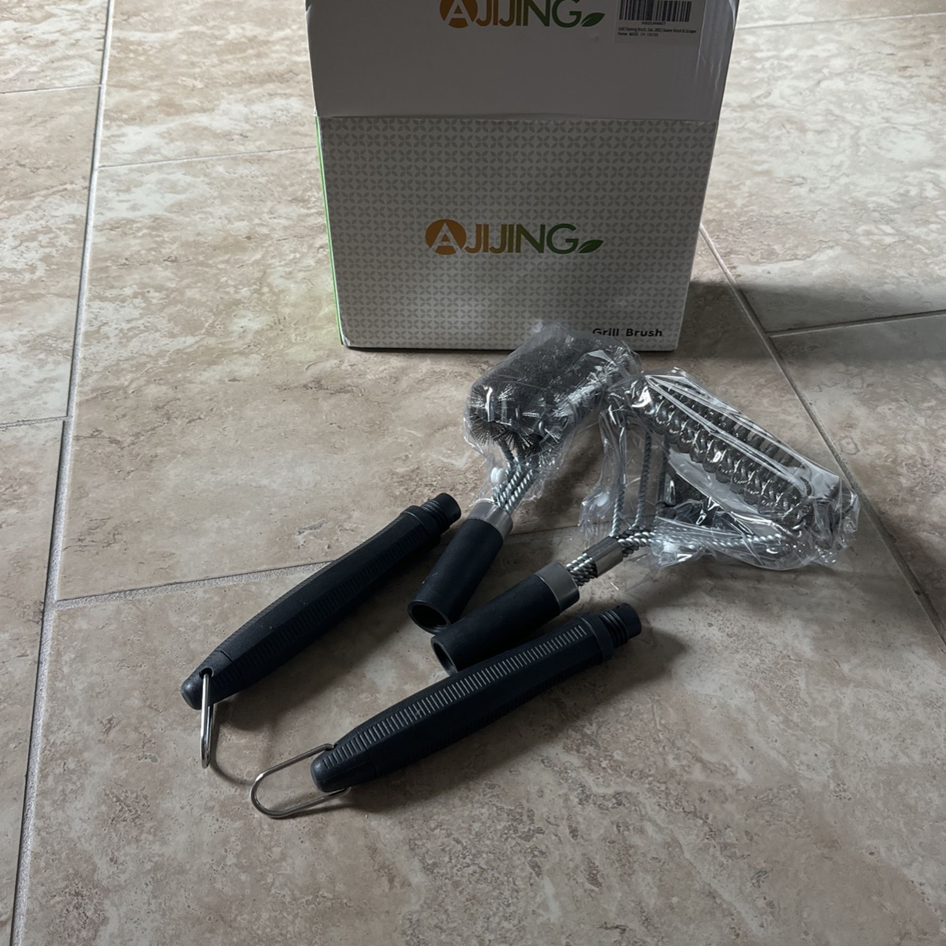 BBQ Grill Brush & Scraper Set 2 Pack