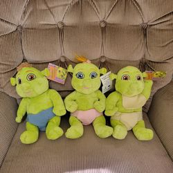 Shrek Babies Build-A-Bear Plush Set