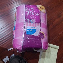 Poise Pads #4 54 Pads