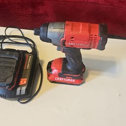 Craftsman Hammer Drill And Battery