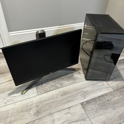IBuyPower Gaming PC + Asus ROG 360hz Monitor
