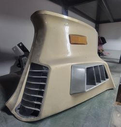 OEM Suzuki Cavalcade GV1400 Left Front Engine Fairing / Side Cover Panel (1985–1986)