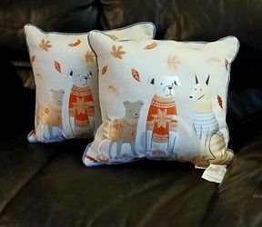 EMBROIDERED THROW PILLOWS 