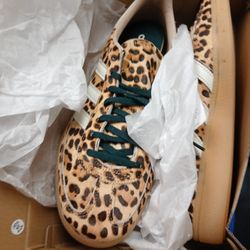 Cheeta Print Adidas Shoes