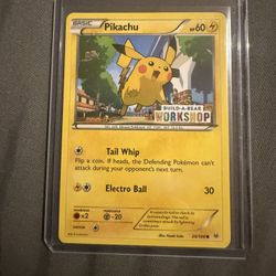 Pikachu Build-A-Bear WORKSHOP stamp 