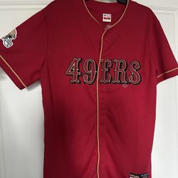 49ers Baseball Jersey Size M $20