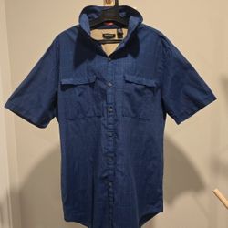 Van Huesen Blue SHIRT Men's M