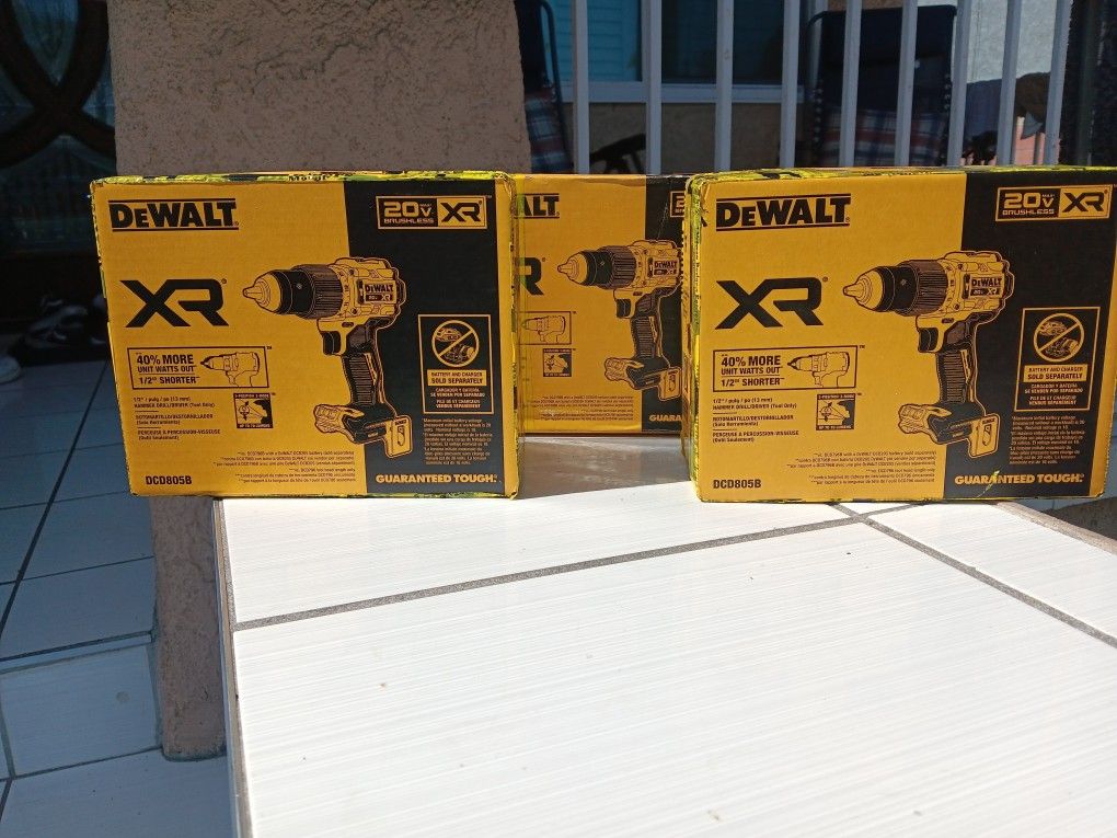 BRAND NEW DEWALT 20V XR BRUSHLESS HAMMER DRILLS (DRILL ONLY) $70 EACH OR BEST OFFER