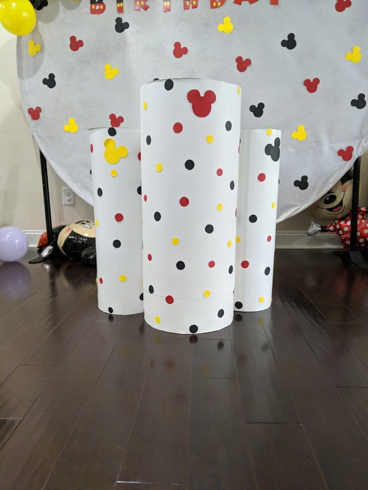 Mickey Mouse Birthday Photo Props