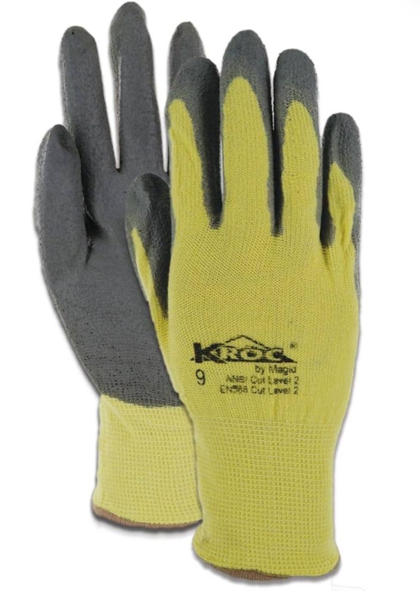 MAGID Polyurethane Coated Cut Resistant Kevlar Gloves NWOT Size 8