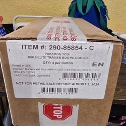 Shrouded Fable pokemon Center Etb Case Sealed