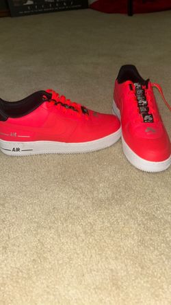 Nike Air Force 1 Low Red Black Sneakers