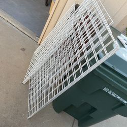 Wire Fence/shelves/