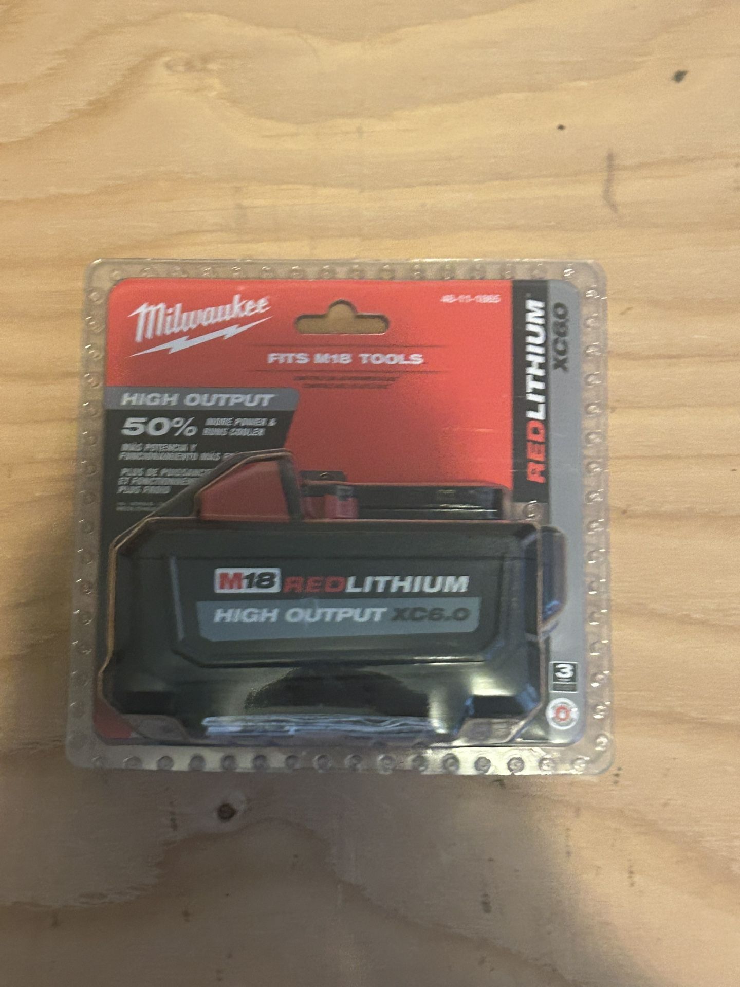 MILWAUKEE 6.0 BATTERYS BRAND NEW