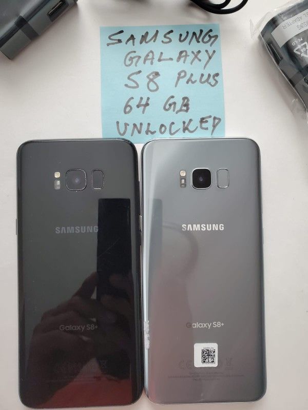 Samsung Galaxy S8 Plud 64 GB Unlocked Like New with Excellent Battery Life