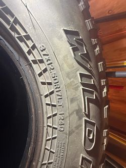 5 Falken Wildpeak M/T 37x12.50R17 Tires – 1 Brand New – $900.00OBO