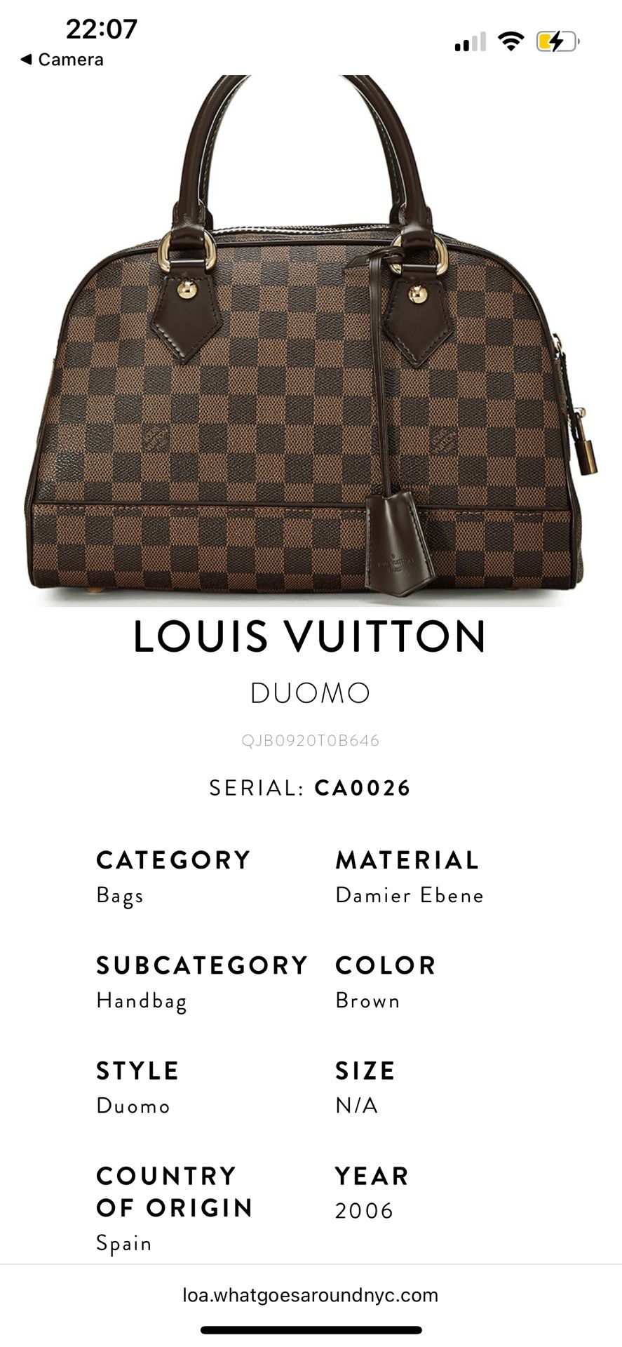 Louis Vuitton Duomo Bag