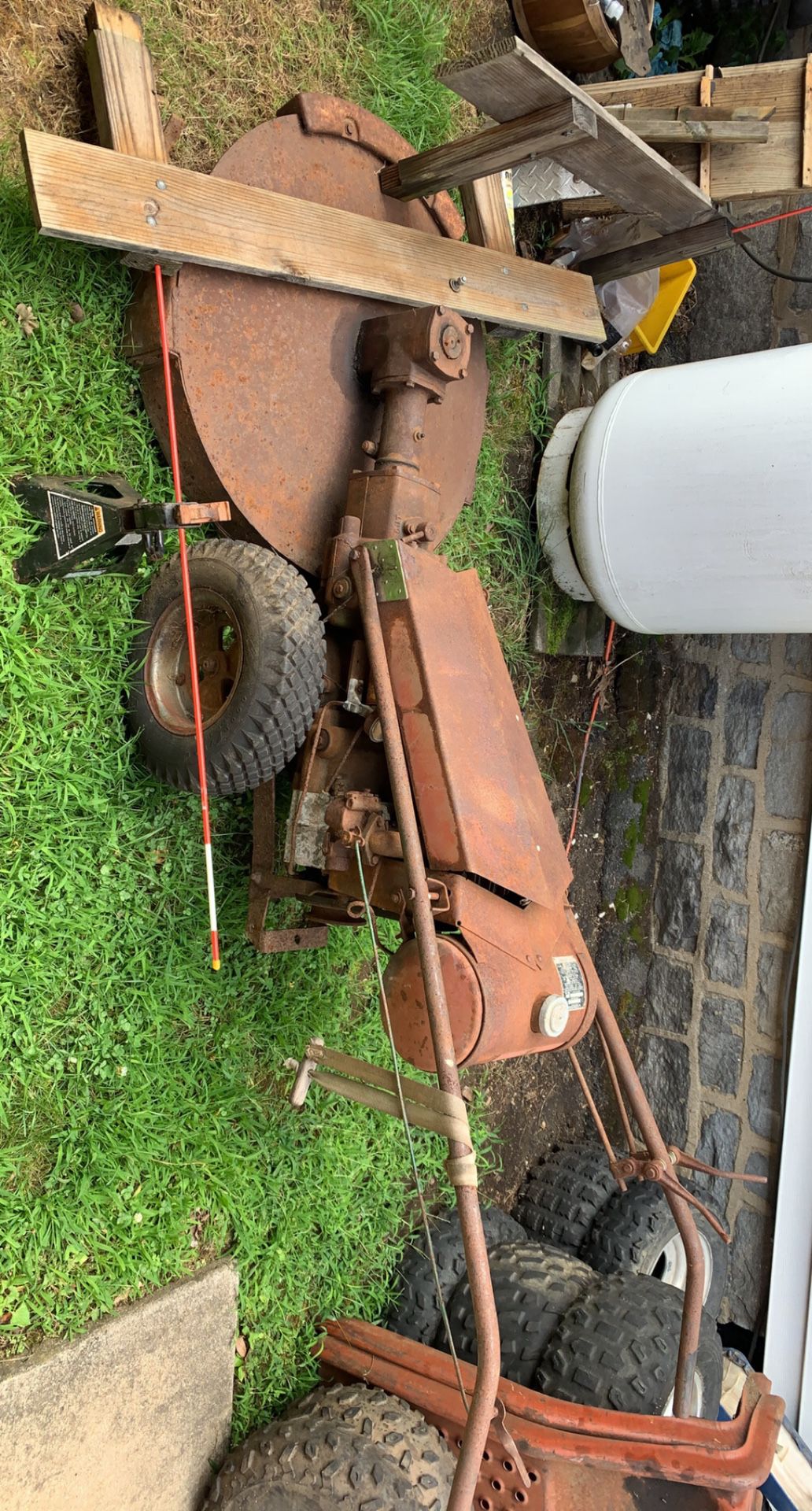 Gravely Tractor Turns Over Fine Needs A Paint Job 