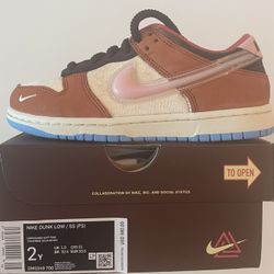 Nike SB Dunk Social Status Free Lunch Chocolate Milk Preschool Size 2y  Brand new and unworn  $250 picked up