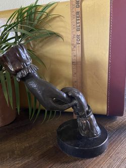 Bronze Mother And Child Sculpture 