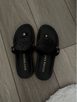 Jack Rogers Black Sandals