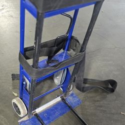 Steel Appliance Hand Truck with Manual Recoil Strap & Solid TPR Tires - Dolly