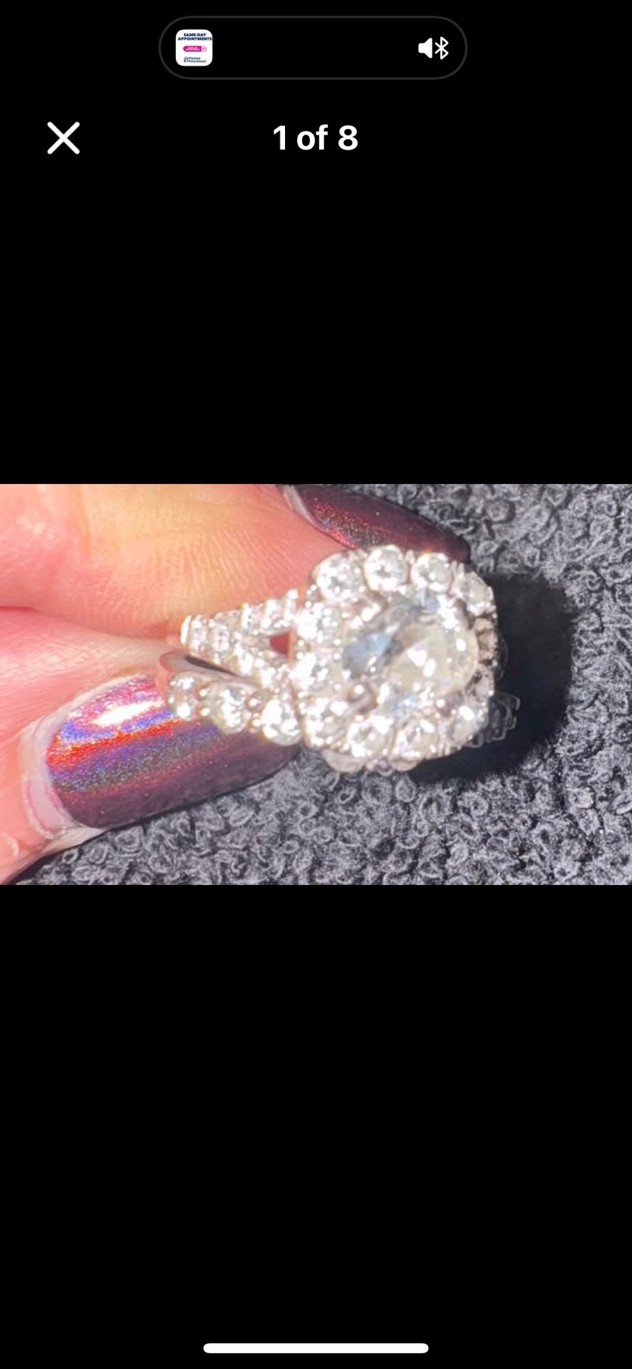 Diamond wedding ring