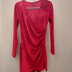 Red Velvet Dress