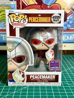 Funko Pop DC Peacemaker w/ Shield #1(contact info removed) Wondrous Convention LE