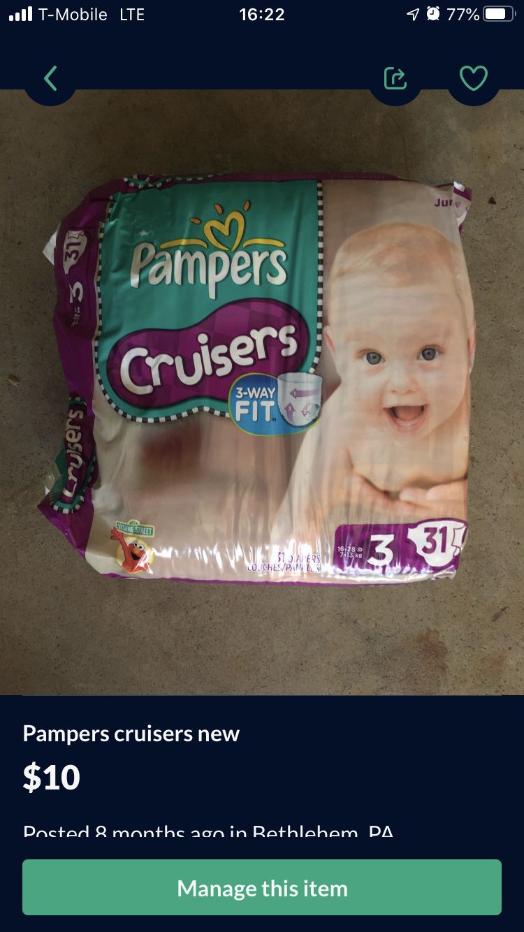 Pampers cruisers new