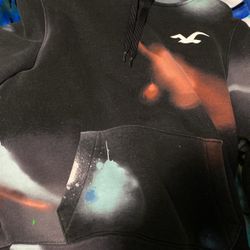 Used size S hollister multi color hoodie 